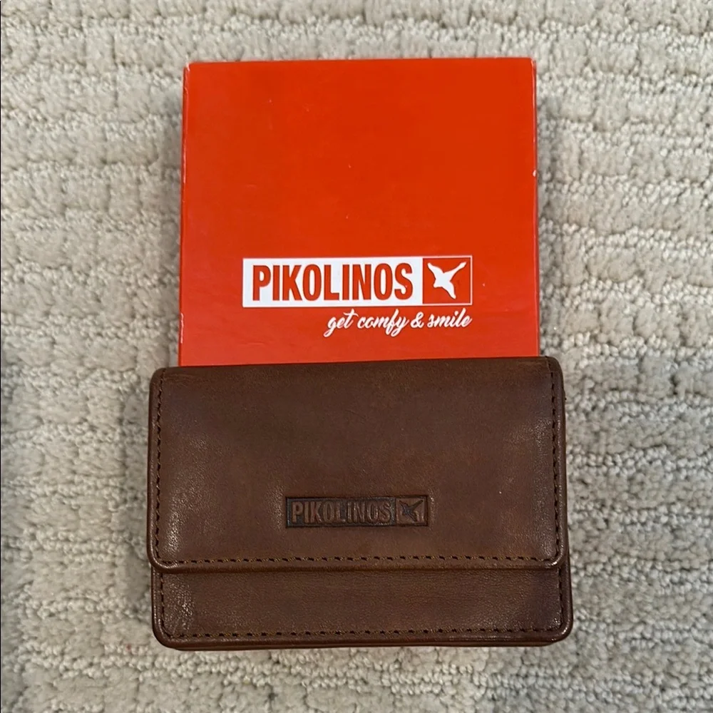 Pikolinos Brown Leather Wallet